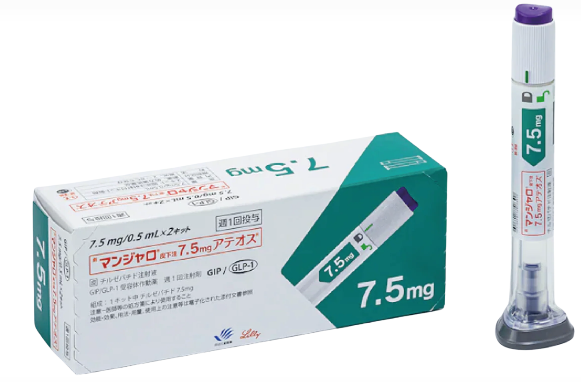 Mounjaro Japan Prefilled 7.5mg Pen Monthly Set