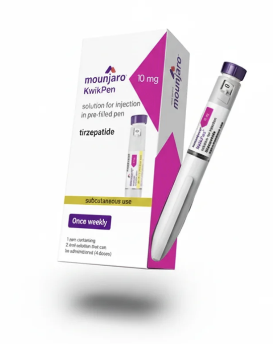 Mounjaro KwikPen 10mg/0.6mL Multi-Dose Pen - 1 Pen, 4 Weekly Doses for 1 month